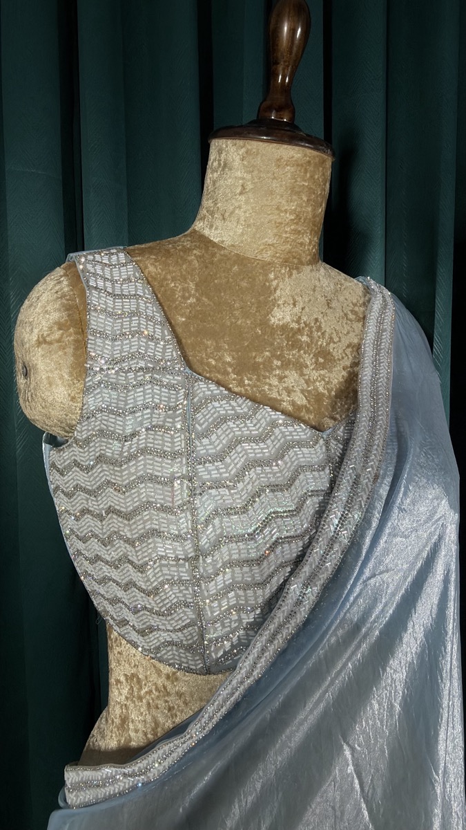 Bride seated in the lehenga